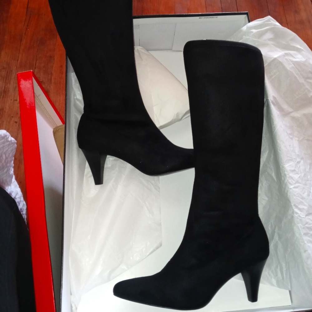 Talbots Soft Black Boots Size 6M